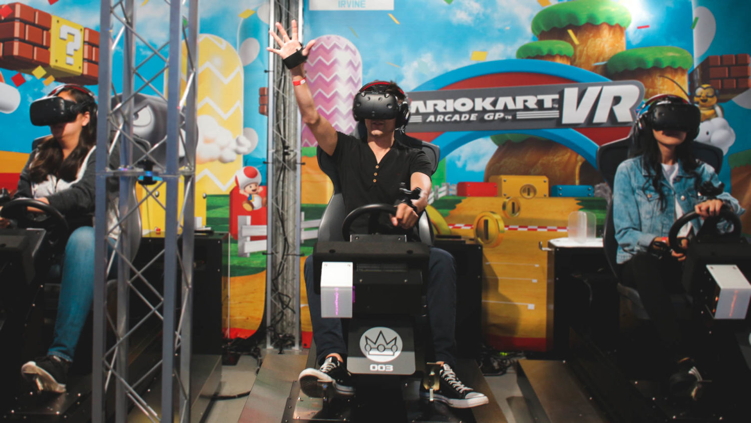 K1 Speeds Vr Experience Drives Mario Kart Fans To Irvine Irvine Weekly 9547