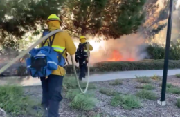 Irvine Silverado Fire