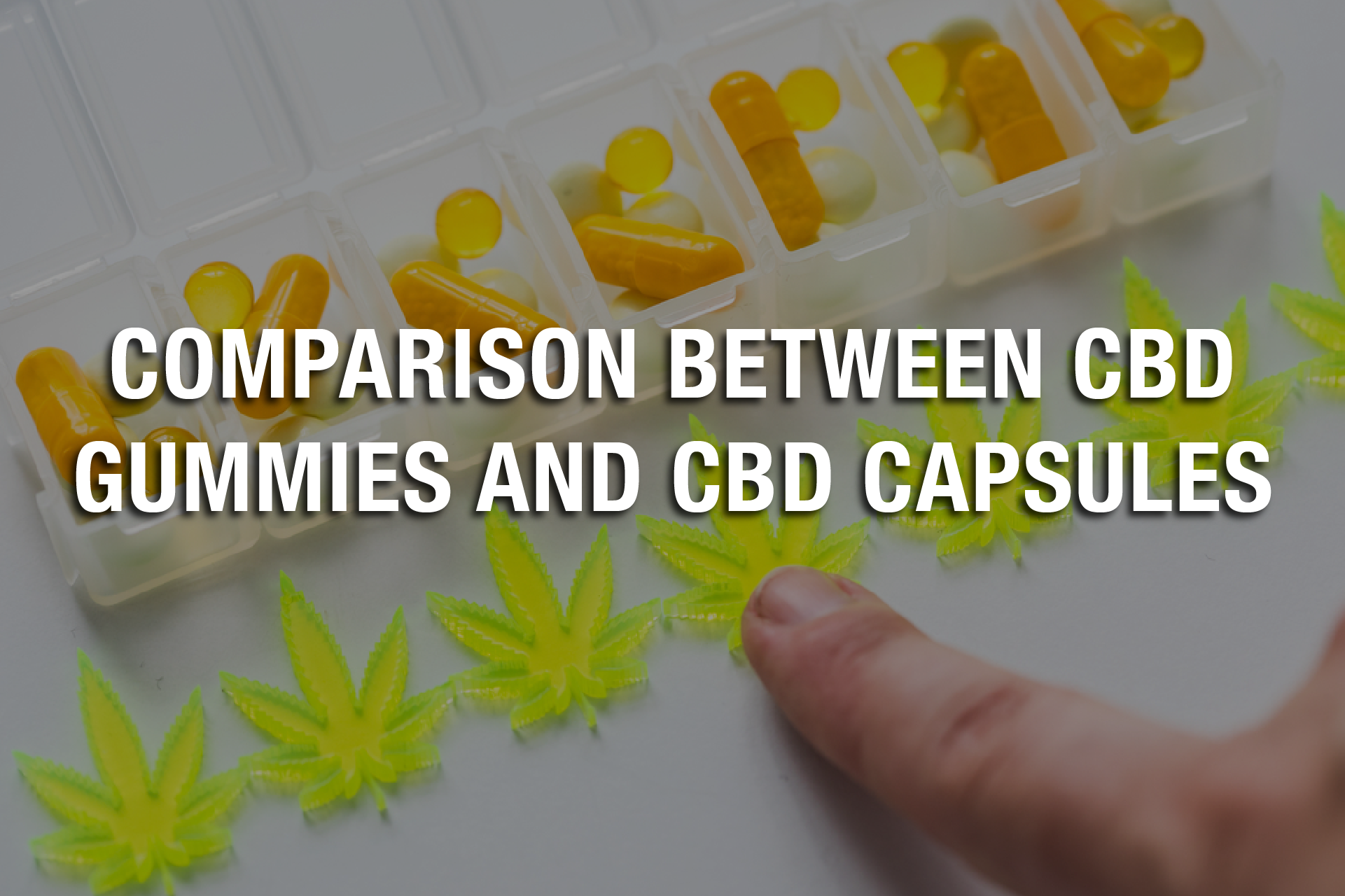 Comparison Between CBD Gummies And CBD Capsules - Irvine Weekly