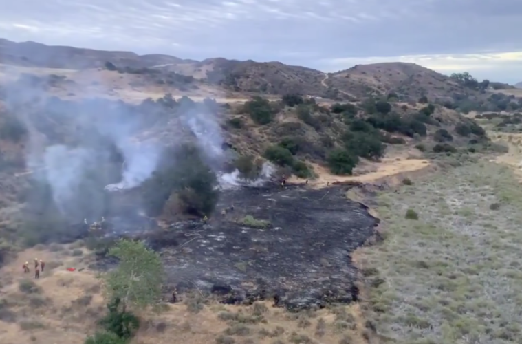 vegetation fire irvine