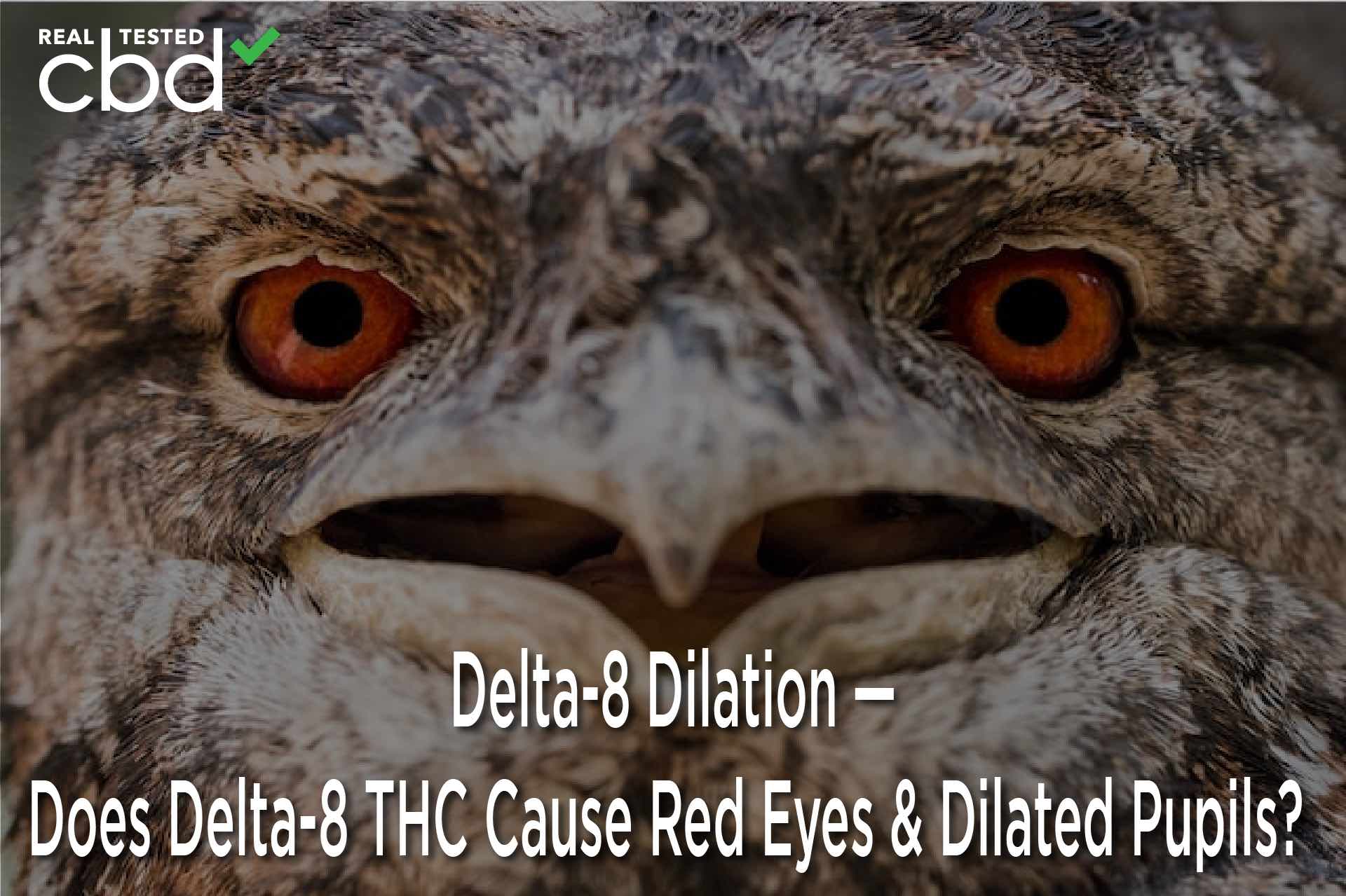 dilated pupils weed